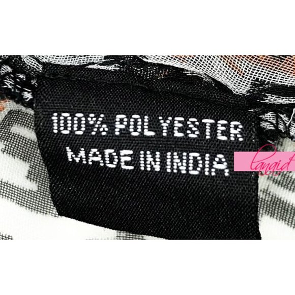 Sheer Mesh Aztec Cropped Back High-Low See-Through Zipper Cardigan Shrug Bolero - Picture 8 of 9